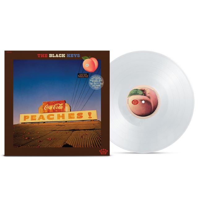 Image of Label Cover of LP - NEW/NEW - THE BLACK KEYS, Peaches! (Warner Bros; 93624823575, UK 2026, 140g White vinyl), , The Black Keys Peaches! is the Akron duo s fourteenth studio album (their sixth since 2019), a visceral and raw 10-song collection described by singer Dan Auerbach as the band s  most natural record  since their 2002 debut, The Big Come Up. In similar DIY spirit, the album was recorded with all musicians playing in the same room with few overdubs, and is the first record mixed entirely by