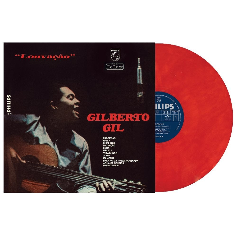 Image of Label Cover of LP - NEW/NEW - GILBERTO GIL, Louva��o (Verve; 5540393, UK 2026 Reissue, Red Vinyl), , Gilberto Gil�s debut album�Louva��o�was released in 1967 on Philips Records. Arriving on the eve of Tropicalismo, the record places Gil�s guitar at the center of rich arrangements by Carlos Monteiro de Souza, Dori Caymmi, and Leonardo Bruno. Blending samba, bossa nova, carnival traditions, and Northeastern Brazilian rhythms, the album explores social, political, and religious themes. - 2916217C