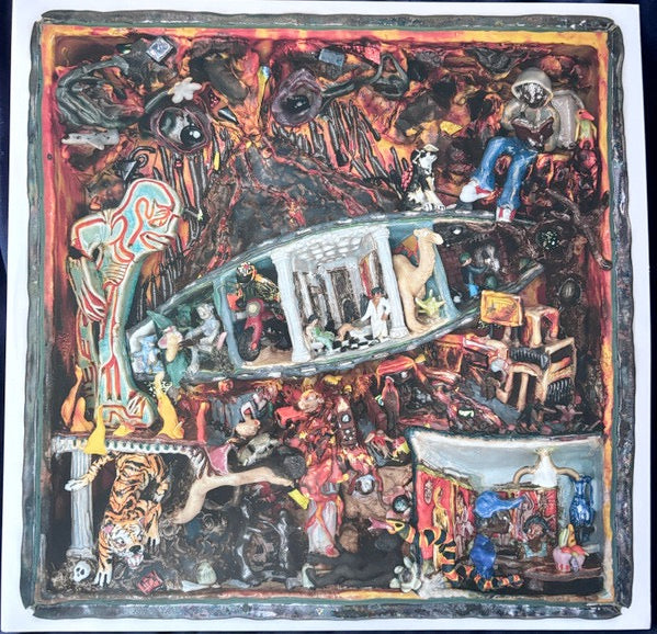 Image of Front Cover of 2xLP - NEW/NEW - EARL SWEATSHIRT AND MIKE AND SURF GANG, POMPEII // UTILITY (10k & Tan Cressida & Surf Gang Records; 10029LPI, UK 2026, Gatefold, Gumby Green Vinyl), , POMPEII // UTILITY unites two kindred spirit rappers from opposite coasts within SURF GANG s world-building genius. Structured as a true double album   MIKE on one side, Earl on the other   POMPEII // UTILITY unfolds through a rotating cast of side quests and characters from within its shared creative ecosystem. - 1936