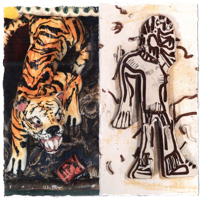 Image of Front Cover of 2xLP - NEW/NEW - EARL SWEATSHIRT AND MIKE AND SURF GANG, POMPEII // UTILITY (10k & Tan Cressida & Surf Gang Records; 10029LPI, UK 2026, Gatefold, Gumby Green Vinyl), , POMPEII // UTILITY unites two kindred spirit rappers from opposite coasts within SURF GANG s world-building genius. Structured as a true double album   MIKE on one side, Earl on the other   POMPEII // UTILITY unfolds through a rotating cast of side quests and characters from within its shared creative ecosystem. - 1956