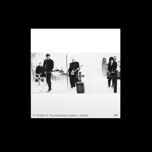 Image of Front Cover of 7" - NEW/NEW - YUNGBLUD, THE SMASHING PUMPKINS, Zombie (Island; 5731133, UK 2026, Standard Sleeve, White Vinyl), , Limited edition white 7  featuring a re-imagined version of Yungblud s Best Rock Song GRAMMY -nominated  Zombie  with The Smashing Pumpkins, and Yungblud s acoustic version, both on vinyl for the first time. - 1756030S