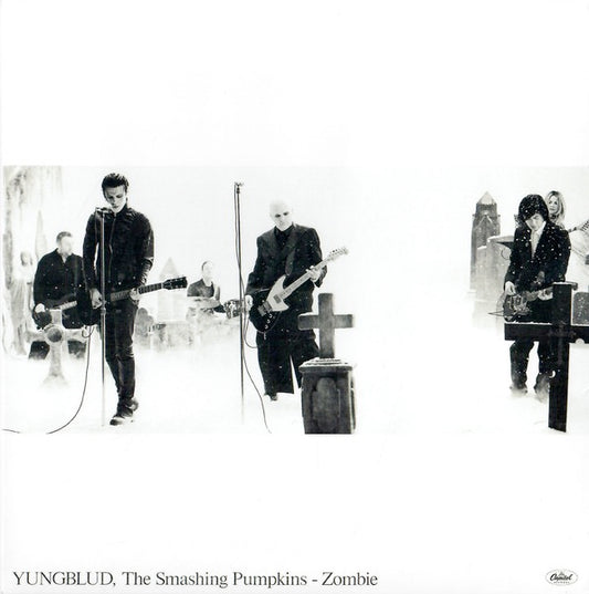 Image of Front Cover of 7" - NEW/NEW - YUNGBLUD, THE SMASHING PUMPKINS, Zombie (Island; 5731133, UK 2026, Standard Sleeve, White Vinyl), , Limited edition white 7  featuring a re-imagined version of Yungblud s Best Rock Song GRAMMY -nominated  Zombie  with The Smashing Pumpkins, and Yungblud s acoustic version, both on vinyl for the first time. - 1736037E