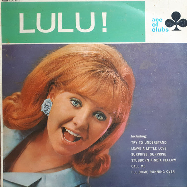 Image of Front Cover of 0925520E: LP - LULU, Lulu! (Ace of Clubs; ACL 1232, UK 1967, Laminated Front Sleeve, Mono)   VG/VG