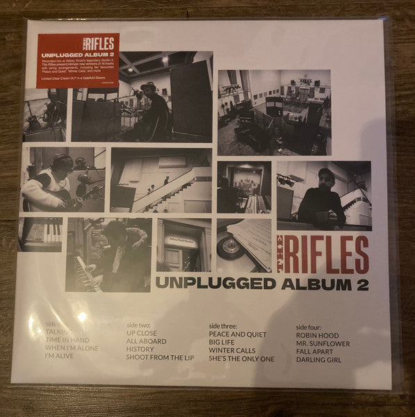 Image of Front Cover of 2xLP - VG+/VG+ - THE RIFLES, Unplugged Album 2 (Cooking Vinyl; COOKLP932, UK & Europe 2026, Gatefold, 2 Inners, Clear Cream Vinyl), ,  - 1646163S