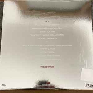 Image of Back Cover of LP - VG+/VG+ - SLASH FEATURING MYLES KENNEDY & THE CONSPIRATORS, 4 (BMG; 538696011, Worldwide 2022, Sleeve in Mirrorboard Slipcase, Inner & Insert, Guitar Pick, Red Vinyl), Still In Opened Shrinkwrap,  - 3246119S