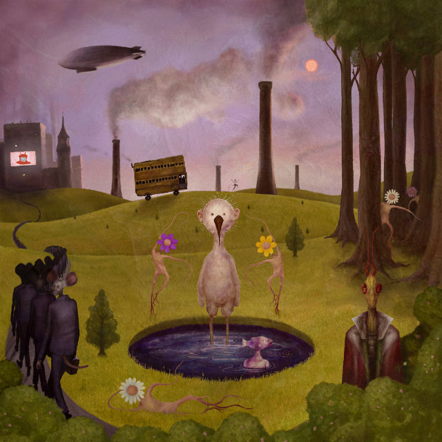 Image of Front Cover of 12" - NEW/NEW - LOWERTOWN, Ugly Duckling Union (Summer Shade (Run For Cover); SUM008LP-C3, UK 2026, Booklet, Rainbow Road Marble Vinyl), , Lowertown are perhaps best known for their affecting musings on the melancholia of youth, always captured with biting honesty. But on Ugly Duckling Union, that anguish is funneled through a more mature, detached, and humorous lens. Weinberg describes their previous lyrics as  knee-jerk reactions,  compared to the more considered and self-aware wri