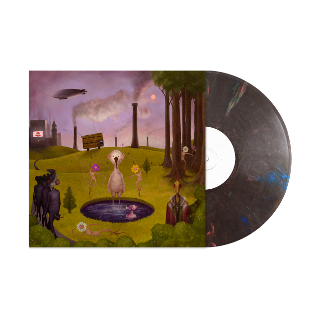 Image of Label Cover of 12" - NEW/NEW - LOWERTOWN, Ugly Duckling Union (Summer Shade (Run For Cover); SUM008LP-C3, UK 2026, Booklet, Rainbow Road Marble Vinyl), , Lowertown are perhaps best known for their affecting musings on the melancholia of youth, always captured with biting honesty. But on Ugly Duckling Union, that anguish is funneled through a more mature, detached, and humorous lens. Weinberg describes their previous lyrics as “knee-jerk reactions,” compared to the more considered and self-aware wri