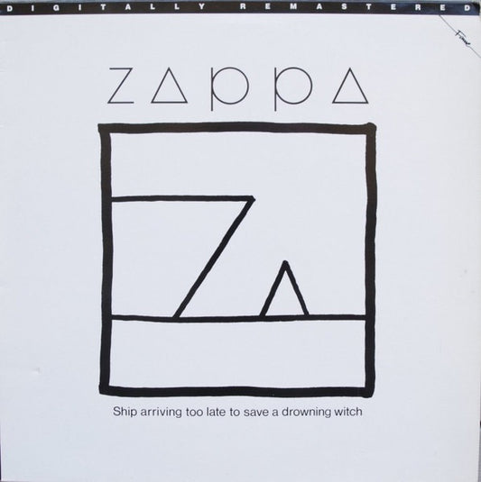 Image of Front Cover of LP - VG/G+ - ZAPPA, Ship Arriving Too Late To Save A Drowning Witch (Fame Labels With EMI Box ; FA 3180, UK 1988 Reissue), Light Marks only.,  - 1616239C