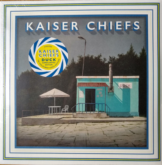Image of Front Cover of LP - VG+/VG+ - KAISER CHIEFS, Duck (Polydor; 7705205, Europe 2019, Inner, Poster, Yellow / White / Blue Tri-Split Vinyl), Still In Opened Shrinkwrap With Hype Sticker,  - 1646179S