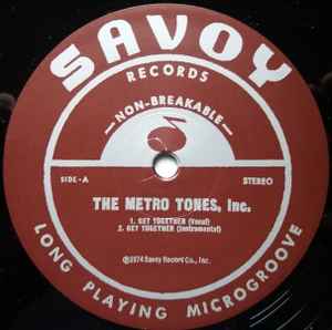 Image of Label Cover of 10" - EX/EX - THE METRO-TONES, INC., Get Together (Honest Jon's Records ; HJP90, UK 2019), ,  - 1626221E