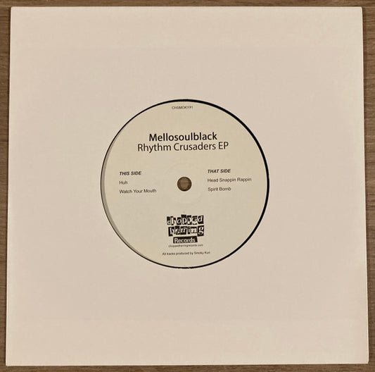 Image of Front Cover of 7" - /VG - MELLOSOULBLACK, Rhythm Crusaders EP (Chopped Herring Records; CHSMOKY71, UK 2023), ,  - 1616408C