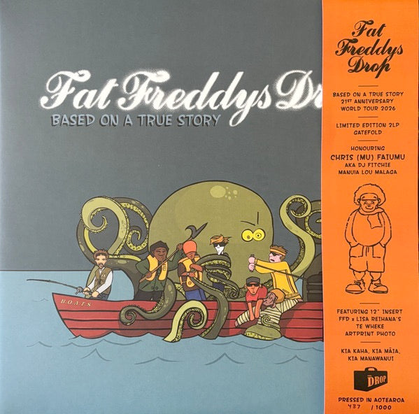 Image of Front Cover of 2xLP - NEW/NEW - FAT FREDDY'S DROP, "Based On A True Story" (The Drop; DRP7LP21, UK 2026 Reissue, Gatefold, Insert, Limited to 3000. Obi), ,  - 2236224E