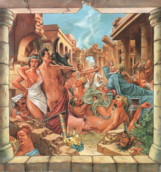 Image of Front Cover of 2xLP - VG/G+ - SODOM, Mortal Way Of Live (Steamhammer ; SPV 80-7575, Germany 1988, 2 Inners & Label Insert, Postcard), ,  - 1626308E