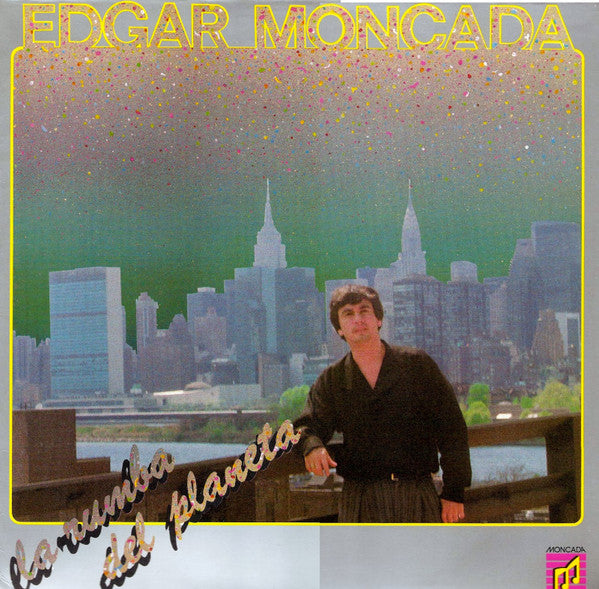 Image of Front Cover of LP - VG/VG+ - EDGAR MONCADA ACOMPA ANDO POR LA ORQUESTA DE SANTIAGO CERON, La Rumba Del Planeta (Moncada Productions; EMLP-001, Colombia 1989), Edge Wear,  - 1646214S