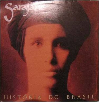 Image of Front Cover of LP - G+/G+ - SARAJANE, Hist ria Do Brasil (EMI; 31C 062 422188, Brazil 1987, Insert), Cover torn on loading side, edge and ring wear. Moisture damage to insert.,  - 1646122S