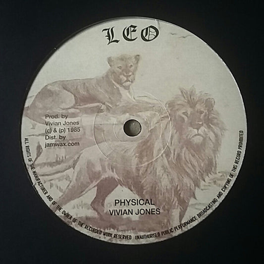 Image of Front Cover of 12" - /VG - VIVIAN JONES, Physical (Leo; , France 2015 Reissue), Light signs of use, slightly noisy press. ,  - 1616506C