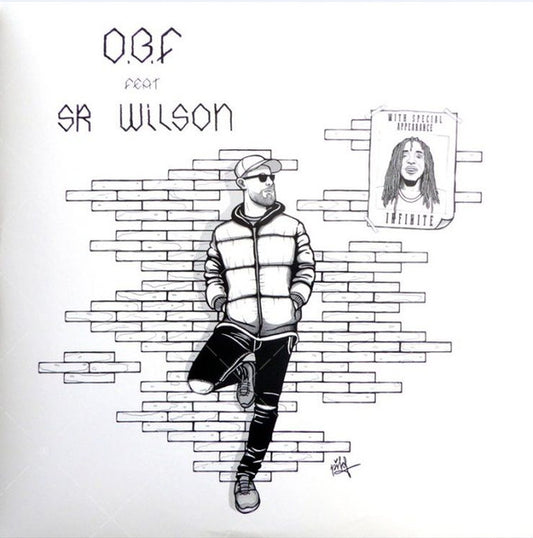 Image of Front Cover of 12" - VG/G+ - O.B.F. FEAT SR. WILSON AND INFINITE, Rub A Dub Mood / City Danger (O.B.F. Records; OBFREC1208, France 2017, Picture Sleeve), Lots of superficial marks, plays fine. Ringwear on sleeve, general storage wear.,  - 1616513C