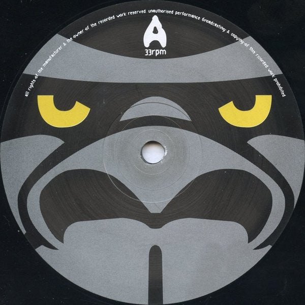 Image of Back Cover of 12" - G/G - UK GOLD, Soulless E.P. (Primevil; prvl018, UK 2000, Stickered Plain Sleeve), Sleeve worn and damaged / split at edges. Wear and scuffs throughout. A corner liquid damaged and creased, A1	Agent WoodAA1	ConfinedAA2	Lost - 1616540C