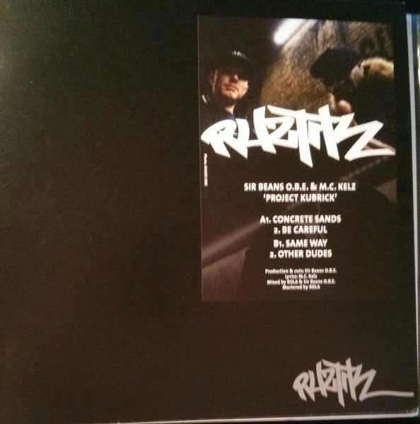 Image of Front Cover of 12" EP - EX/EX - SIR BEANS O.B.E. & M.C. KELZ, Project Kubrick (Ruztik; RUZ 018, UK 2018), ,  - 1646310S