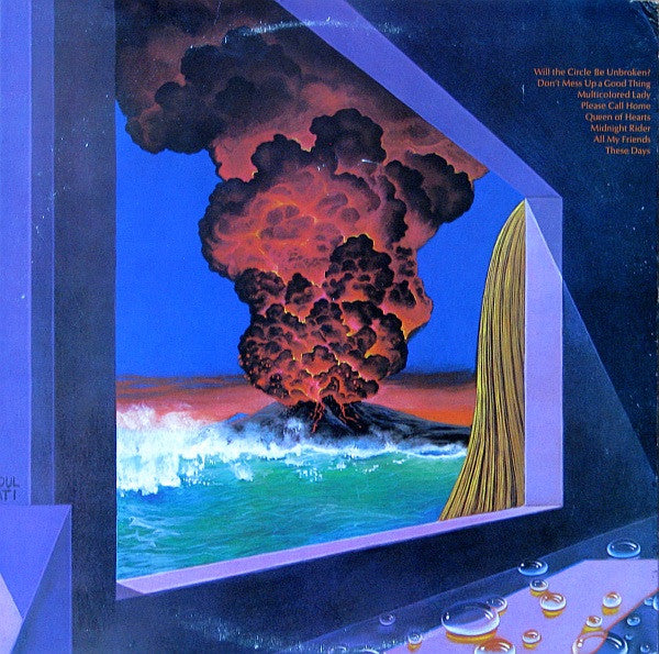 Image of Back Cover of LP - VG/VG - GREGG ALLMAN, Laid Back (Capricorn Records; K 47508, UK 1973), ,  - 1626328E