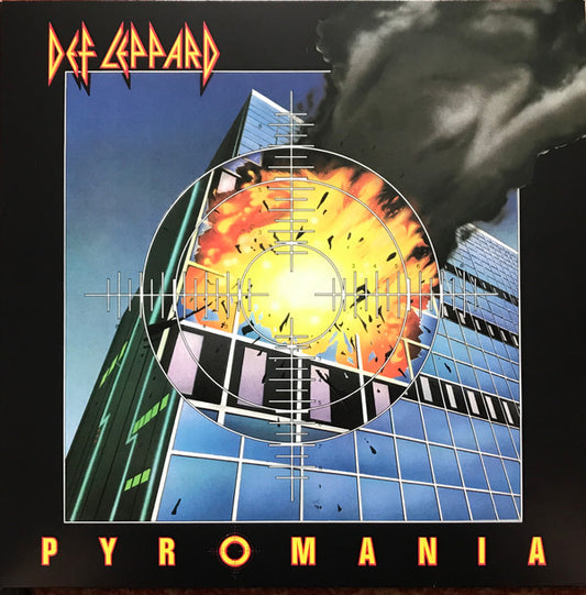 Image of Front Cover of 2xLP - EX/EX - DEF LEPPARD, Pyromania - 40th Anniversary Edition (Universal Music Recordings; 5839888,  , Gatefold, 2 Inners, Blue and Yellow 180g Vinyl), ,  - 1626244E