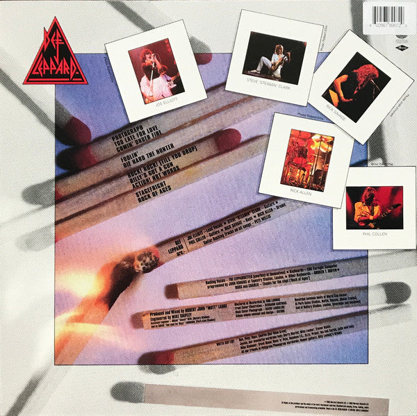 Image of Back Cover of 2xLP - EX/EX - DEF LEPPARD, Pyromania - 40th Anniversary Edition (Universal Music Recordings; 5839888,  , Gatefold, 2 Inners, Blue and Yellow 180g Vinyl), ,  - 1626244E