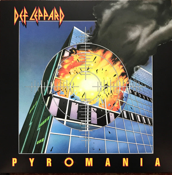 Image of Front Cover of 2xLP - EX/EX - DEF LEPPARD, Pyromania - 40th Anniversary Edition (Universal Music Recordings; 5839888,  , Gatefold, 2 Inners, Blue and Yellow 180g Vinyl), ,  - 1626244E