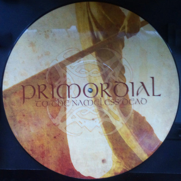 Image of Front Cover of LP - /VG+ - PRIMORDIAL, To The Nameless Dead (Metal Blade Records; 3984-41051-1PD, Germany 2008, Picture Disc, Limited to 500 copies), Disc only, no numbered hype sticker or original plastic. ,  - 1626357E