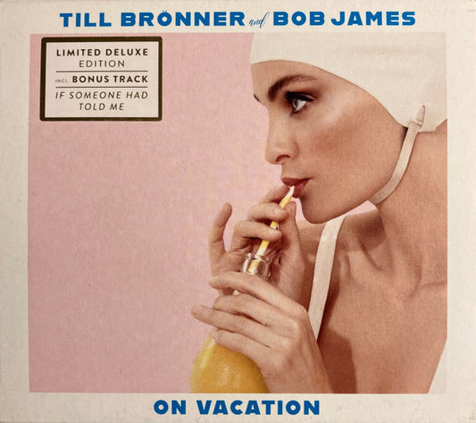Image of Front Cover of CD - EX/EX - TILL BR NNER AND BOB JAMES, On Vacation (Masterworks; 19439700122, Europe 2020, Jewel Case with Outer Card Sleeve, Booklet), ,  - 1656210S