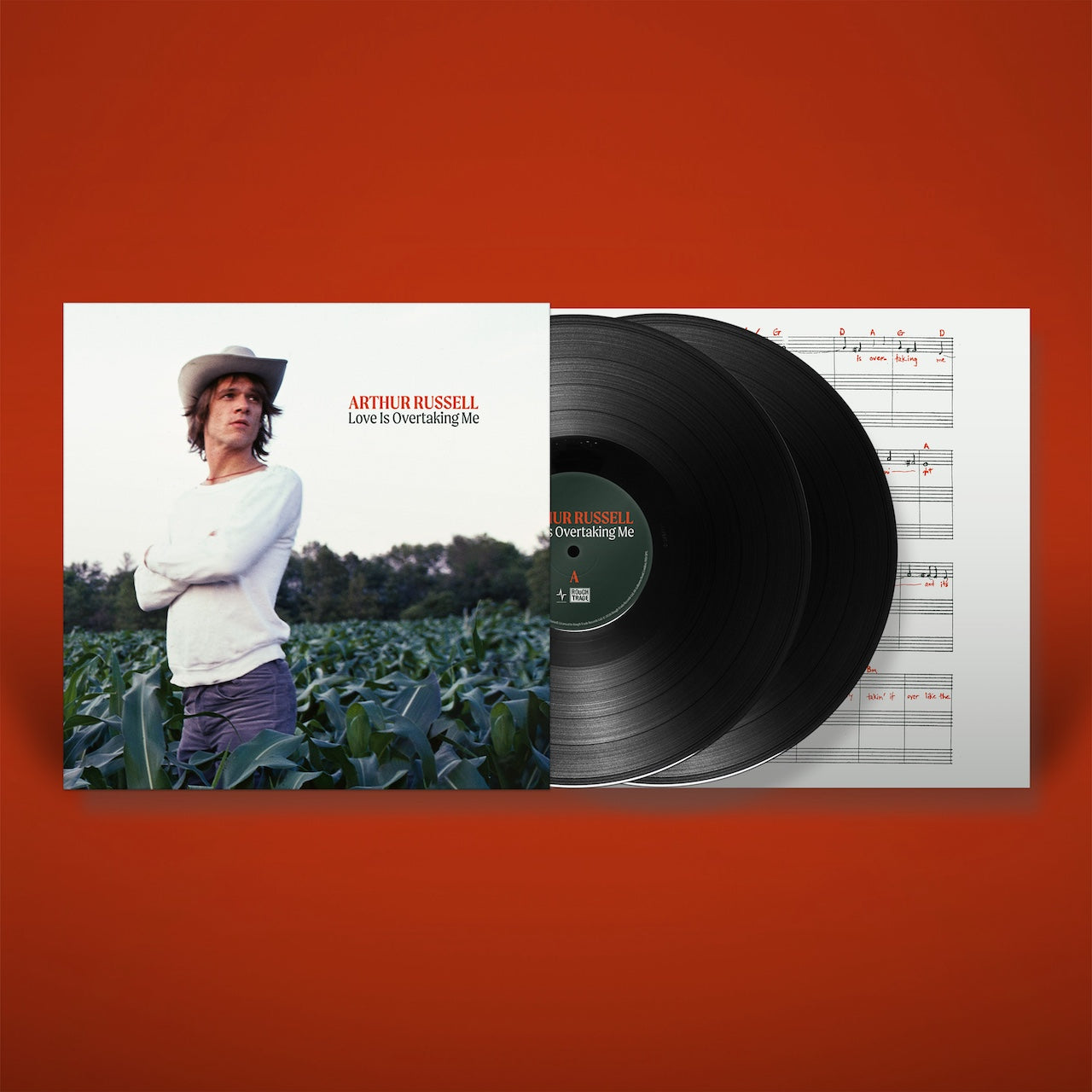 Image of Back Cover of 2xLP - NEW/NEW - ARTHUR RUSSELL, Love is Overtaking Me (Remastered/Redux) (Rough Trade; RT0612LP, UK 2026 Reissue, Insert), , On June 19 Rough Trade Records / Audika Records present a remastered/redux double vinyl rerelease of the much-beloved compilation Love Is Overtaking Meof Arthur s folk, pop, and country songs including  Planted a Thought ,  Close My Eyes  and  I Couldn t Say It To Your Face .Originally released in 2007 the redux edition includes new masters from a recently f
