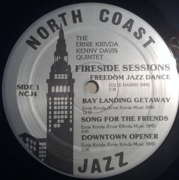 Image of Label Cover of LP - VG/VG+ - ERNIE KRIVDA / KENNY DAVIS JAZZ QUINTET, Fireside Sessions (North Coast Jazz; NCJ4, US 1984), ,  - 1746032S