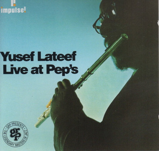 Image of Front Cover of CD - VG+/VG+ - YUSEF LATEEF, Live At Pep's (GRP; GRP 11342, Europe , Jewel Case), ,  - 1716006C