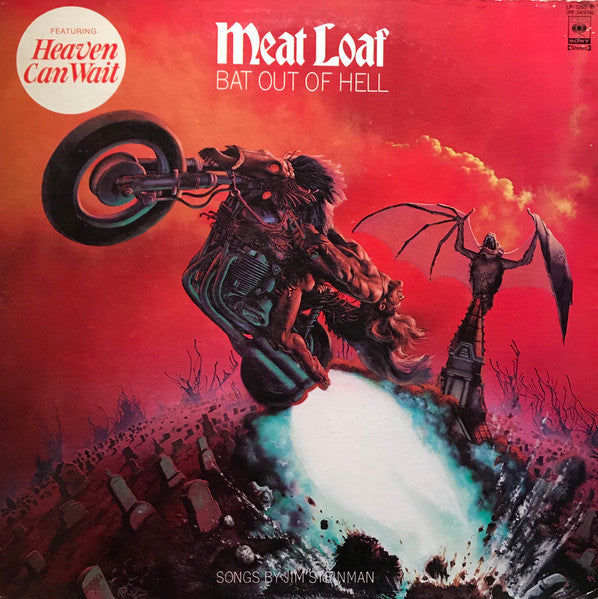 Image of Front Cover of LP - VG/VG - MEAT LOAF, Bat Out Of Hell (CBS/Sony; LP-1265-E, Philippines 1977, No Inner), ,  - 1726011E