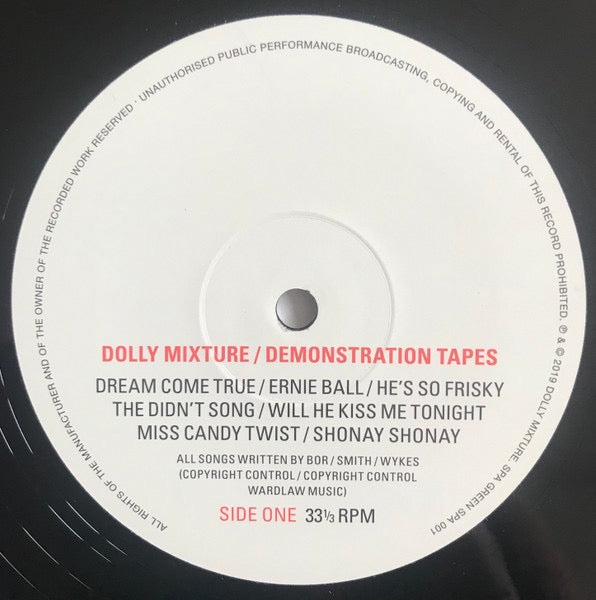 Image of Label Cover of 2xLP - EX/VG+ - DOLLY MIXTURE, Demonstration Tapes (Spa Green; SPA 001, UK 2019 Reissue), Still In Opened Shrinkwrap,  - 2516014C