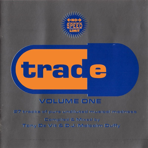 Image of Front Cover of 2xCD - VG+/VG - TONY DE VIT & D.J. MALCOLM DUFFY, Trade Volume One (Feverpitch; FVRCD 1001, UK 1995, Double CD Case), ,  - 1716231C