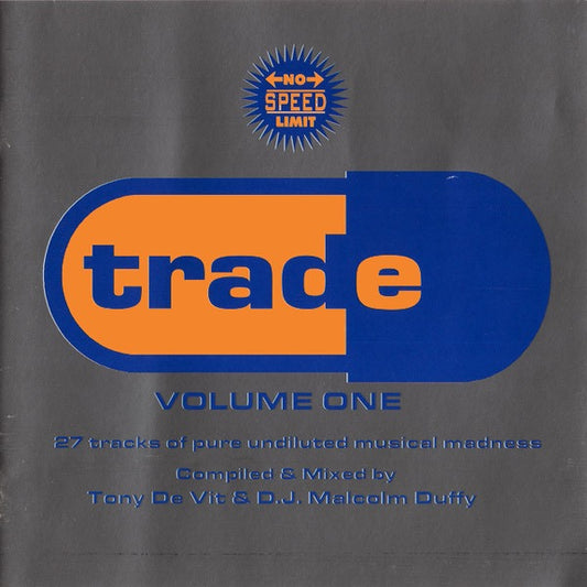 Image of Front Cover of 2xCD - VG+/VG - TONY DE VIT & D.J. MALCOLM DUFFY, Trade Volume One (Feverpitch; FVRCD 1001, UK 1995, Double CD Case), ,  - 1716231C