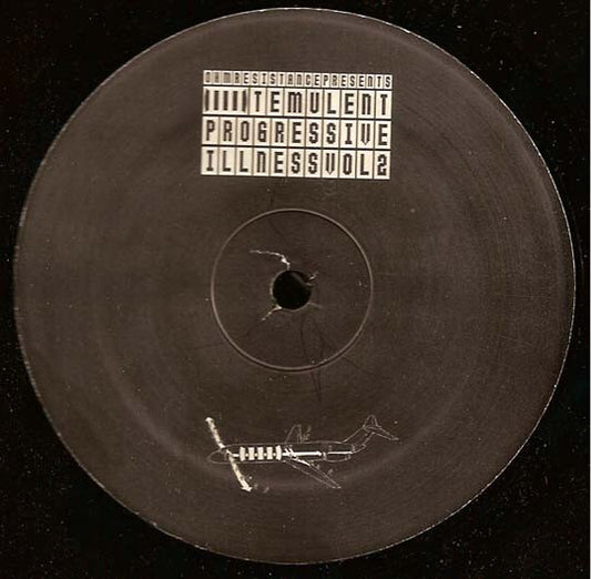 Image of Front Cover of 2x12" - G+/G+ - TEMULENT, Progressive Illness (Vol 2) (Ohm Resistance; 09K OHM, US 2002, Picture Sleeve), ,  - 1726054E