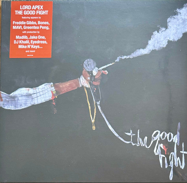 Image of Front Cover of LP - EX/EX - LORD APEX, The Good Fight (Daupe!; DM-SP-096, UK 2024, Blue Vinyl, Ltd to 100, Numbered), No. 026,  - 1746019S