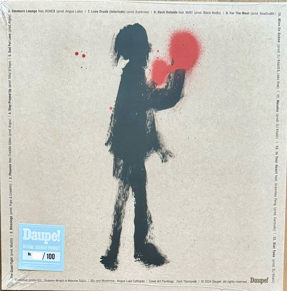 Image of Back Cover of LP - EX/EX - LORD APEX, The Good Fight (Daupe!; DM-SP-096, UK 2024, Blue Vinyl, Ltd to 100, Numbered), No. 026,  - 1746019S