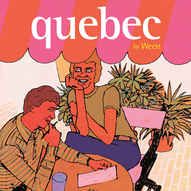 Image of Front Cover of 2xLP - NEW/NEW - WEEN, Quebec (Rhino Elektra; , Europe 2026 Reissue, 140g Red & Magenta Vinyl), , Is Quebec the best album from Ween? Opinions will vary, but it is certainly up there as one of the finest from the brothers Ween. A solemnly psychedelic album full of mournful laments, Quebec is the album that makes the most serious case for Dean and Gene Ween as two of the greatest living American songwriters. Long out of print, this new coloured vinyl reissue of the original album sees