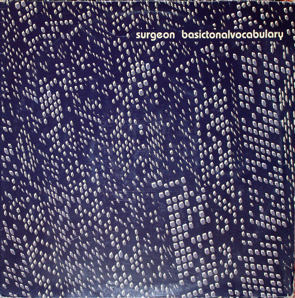 Image of Front Cover of 2xLP - VG/VG+ - SURGEON, Basictonalvocabulary (Tresor ; Tresor 73, Germany 1997), few creases to sleeve. light edge wear. sticker top right front sleeve,  - 1746101S