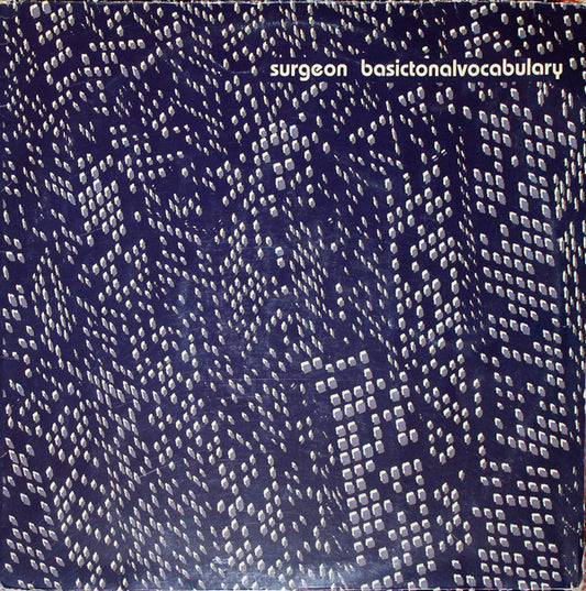 Image of Front Cover of 2xLP - VG/VG+ - SURGEON, Basictonalvocabulary (Tresor ; Tresor 73, Germany 1997), few creases to sleeve. light edge wear. sticker top right front sleeve,  - 1746101S