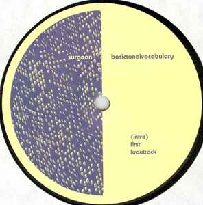 Image of Label Cover of 2xLP - VG/VG+ - SURGEON, Basictonalvocabulary (Tresor ; Tresor 73, Germany 1997), few creases to sleeve. light edge wear. sticker top right front sleeve,  - 1746101S