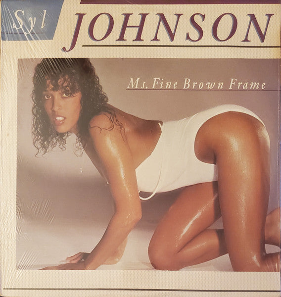 Image of Front Cover of LP - EX/EX - SYL JOHNSON, Ms. Fine Brown Frame (The Boardwalk Entertainment Co; NB-33260-1, US 1982), Sleeve in shrinkwrap (opened in store).,  - 1726111E