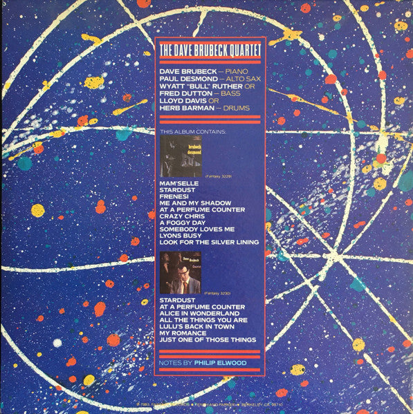 Image of Back Cover of LP - VG+/VG+ - THE DAVE BRUBECK QUARTET FEATURING PAUL DESMOND, Stardust (Fantasy; F-24728, US 1983, Gatefold), Light ringwear on sleeve.,  - 1726112E