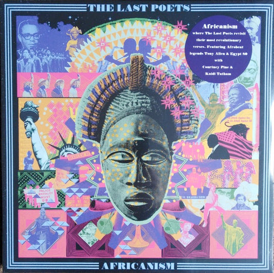 Image of Front Cover of LP - VG+/VG+ - THE LAST POETS FEATURING TONY ALLEN & EGYPT 80, Africanism (Africa Seven; ASVN071, UK 2024, Insert), still in shrink - opened w/ hype sticker,  - 1746113S