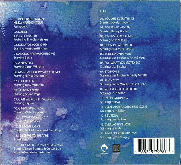 Image of Back Cover of 2xCD - M/M - LOUIE VEGA, Louie Vega Starring...XXVIII (Vega Records; 02VEG04, US 2016, Digipak), SEALED,  - 2416594C