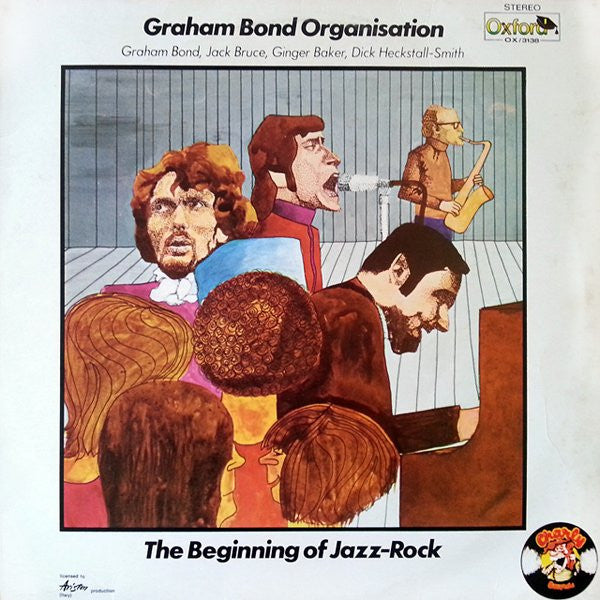 Image of Front Cover of LP - VG/VG+ - THE GRAHAM BOND ORGANIZATION, The Beginning Of Jazz-Rock (Oxford; OX/3138, Italy 1979 Reissue), ,  - 1716289C