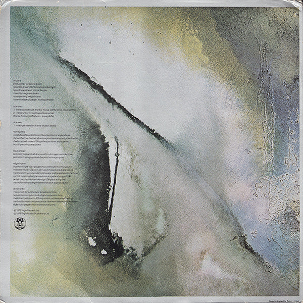 Image of Back Cover of LP - VG+/VG - TANGERINE DREAM, Cyclone (Virgin Green/Red; V 2097, UK Reissue, Gatefold), ,  - 1726155E