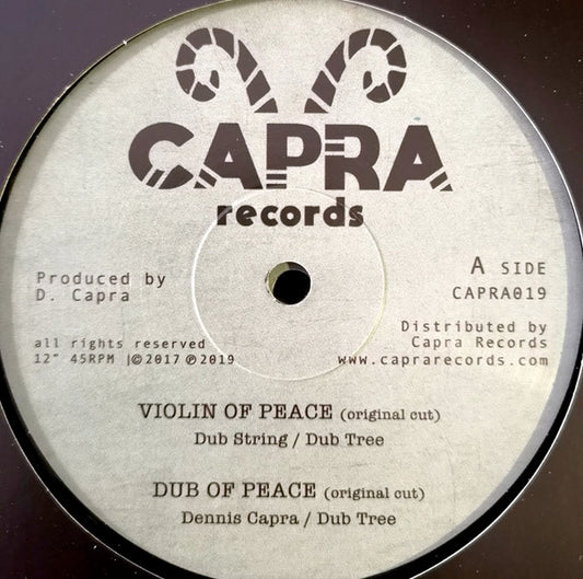 Image of Front Cover of 10" - /VG - VARIOUS ARTISTS, Violin Of Peace / Everyday I Hear (Capra Records; CAPRA019, Spain 2019), Weak looking VG, plays fine. WOL., Tracklist:A1 - Dub String / Dub Tree Violin Of Peace (Original Cut)A2 - Dennis Capra / Dub Tree Dub Of Peace (Original Cut)B1 - Jobba / Dub Tree Everyday I Hear (Dubplate Cut)B2 - Dennis Capra / Dub Tree Everyday I Dub (Dubplate Cut) - 1716339C